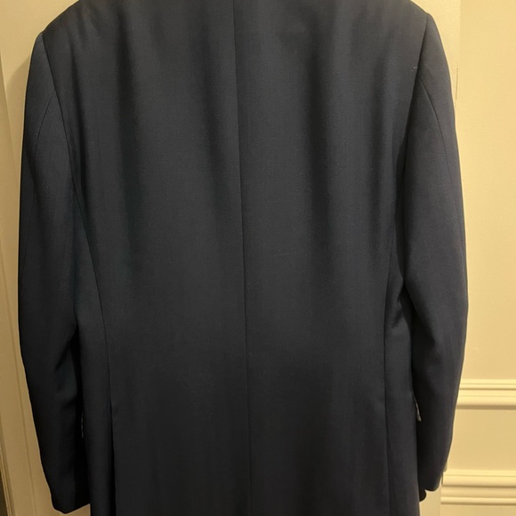 Ermenegildo Zegna Silk and Wool Navy Blazer 50R - Picture 8 of 11